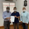 Deputado estadual Caio França visita a Santa Casa de Santos e formaliza destinação de recursos para o hospital